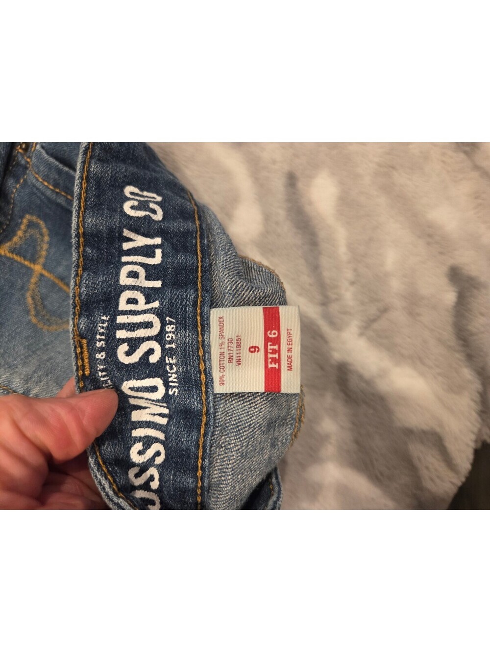 Mossimo Women's Denim Shorts Size 9 - Fit 6 Blue - Picture 5 of 8